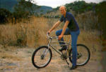Gary mit seinem ersten Custom-Bike